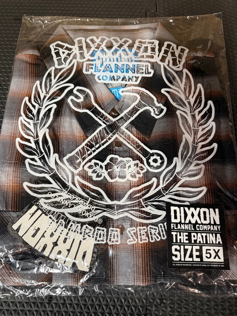 Dixxon Flannel Co. The Patina Button-Up Shirt Mens 5XL NWT